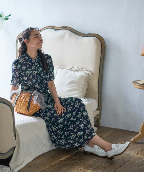 CARA O CRUZ / キャラ・オ・クルス ミニ・ひざ丈スカート | フラワー柄フレアスカート【CoC by CARA O CRUZ】 | 詳細11