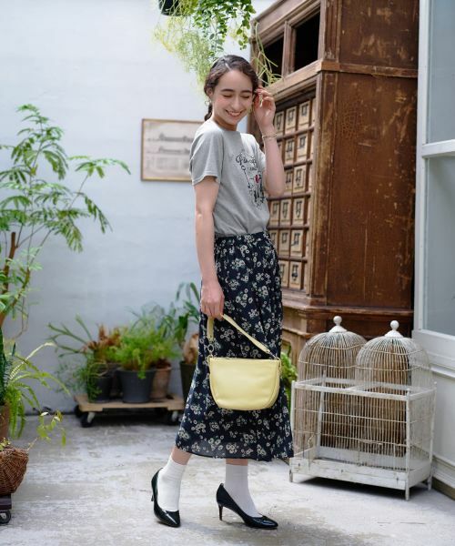 CARA O CRUZ / キャラ・オ・クルス ミニ・ひざ丈スカート | フラワー柄フレアスカート【CoC by CARA O CRUZ】 | 詳細16