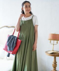 CARA O CRUZ / キャラ・オ・クルス ロング・マキシ丈ワンピース | ジャンパースカート【CoC by CARA O CRUZ】