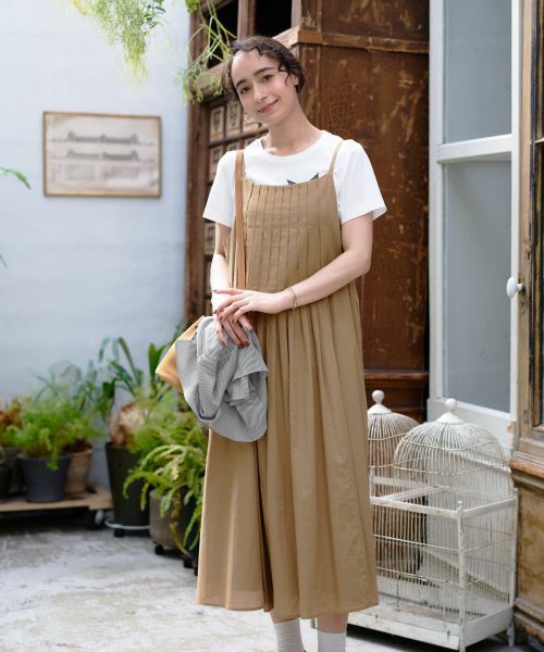 CARA O CRUZ / キャラ・オ・クルス ロング・マキシ丈ワンピース | ジャンパースカート【CoC by CARA O CRUZ】 | 詳細1