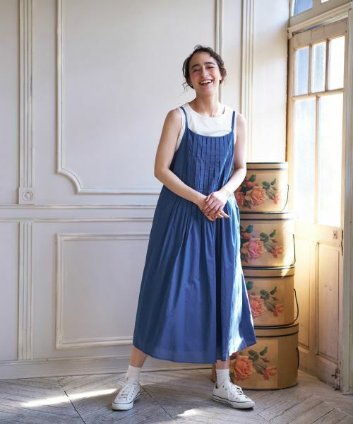 CARA O CRUZ / キャラ・オ・クルス ロング・マキシ丈ワンピース | ジャンパースカート【CoC by CARA O CRUZ】 | 詳細11