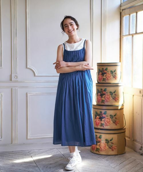 CARA O CRUZ / キャラ・オ・クルス ロング・マキシ丈ワンピース | ジャンパースカート【CoC by CARA O CRUZ】 | 詳細13