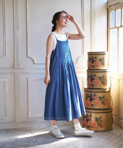 CARA O CRUZ / キャラ・オ・クルス ロング・マキシ丈ワンピース | ジャンパースカート【CoC by CARA O CRUZ】 | 詳細14