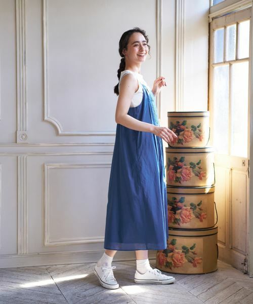 CARA O CRUZ / キャラ・オ・クルス ロング・マキシ丈ワンピース | ジャンパースカート【CoC by CARA O CRUZ】 | 詳細15