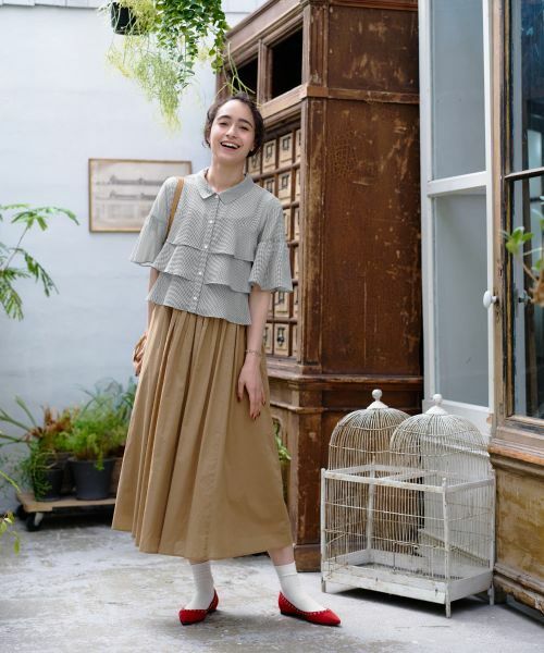 CARA O CRUZ / キャラ・オ・クルス ロング・マキシ丈ワンピース | ジャンパースカート【CoC by CARA O CRUZ】 | 詳細17