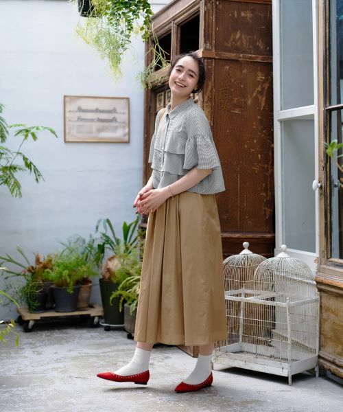 CARA O CRUZ / キャラ・オ・クルス ロング・マキシ丈ワンピース | ジャンパースカート【CoC by CARA O CRUZ】 | 詳細18