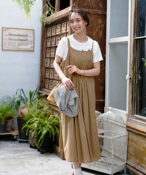 CARA O CRUZ / キャラ・オ・クルス ロング・マキシ丈ワンピース | ジャンパースカート【CoC by CARA O CRUZ】 | 詳細2