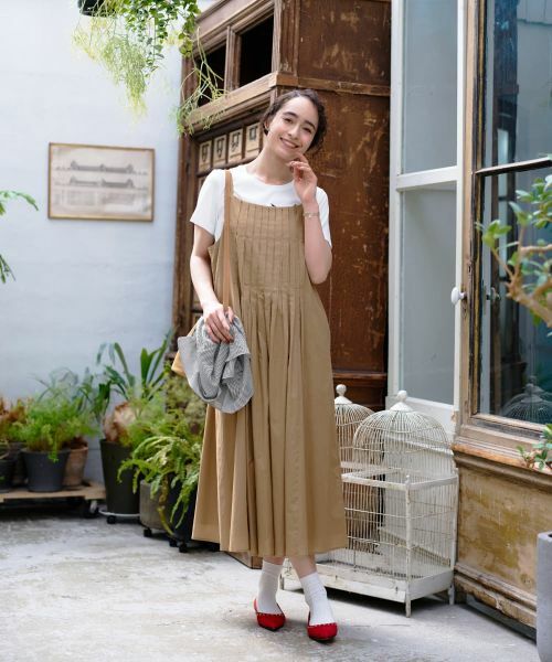 CARA O CRUZ / キャラ・オ・クルス ロング・マキシ丈ワンピース | ジャンパースカート【CoC by CARA O CRUZ】 | 詳細20