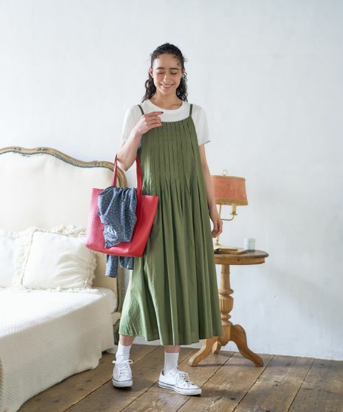 CARA O CRUZ / キャラ・オ・クルス ロング・マキシ丈ワンピース | ジャンパースカート【CoC by CARA O CRUZ】 | 詳細26