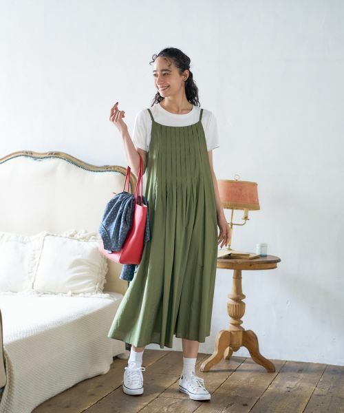 CARA O CRUZ / キャラ・オ・クルス ロング・マキシ丈ワンピース | ジャンパースカート【CoC by CARA O CRUZ】 | 詳細27