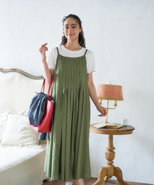 CARA O CRUZ / キャラ・オ・クルス ロング・マキシ丈ワンピース | ジャンパースカート【CoC by CARA O CRUZ】 | 詳細3