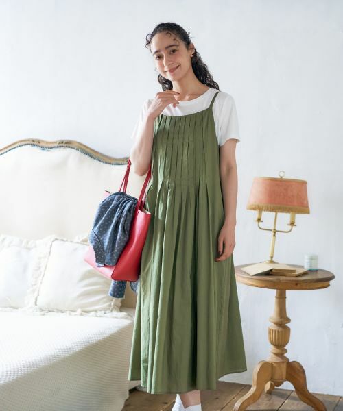 CARA O CRUZ / キャラ・オ・クルス ロング・マキシ丈ワンピース | ジャンパースカート【CoC by CARA O CRUZ】 | 詳細4