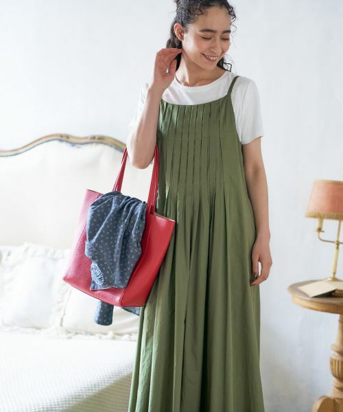 CARA O CRUZ / キャラ・オ・クルス ロング・マキシ丈ワンピース | ジャンパースカート【CoC by CARA O CRUZ】 | 詳細5