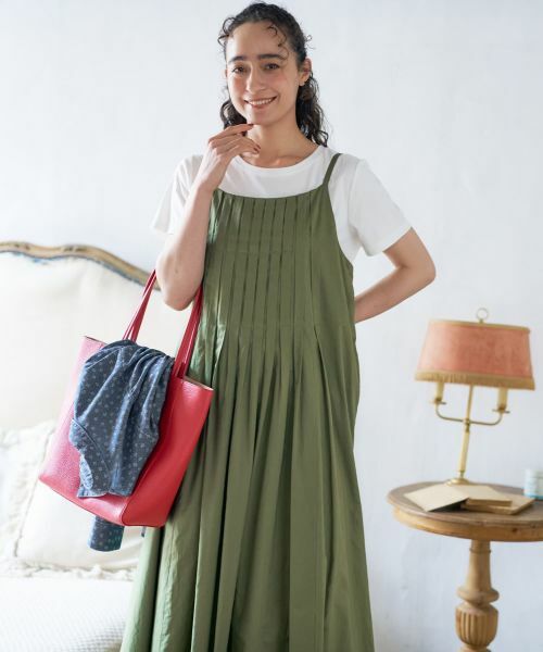 CARA O CRUZ / キャラ・オ・クルス ロング・マキシ丈ワンピース | ジャンパースカート【CoC by CARA O CRUZ】 | 詳細6