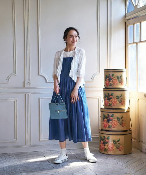 CARA O CRUZ / キャラ・オ・クルス ロング・マキシ丈ワンピース | ジャンパースカート【CoC by CARA O CRUZ】 | 詳細8