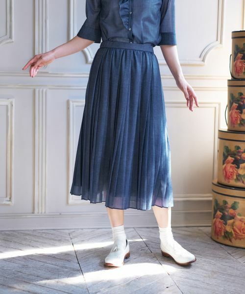 CARA O CRUZ / キャラ・オ・クルス ロング・マキシ丈スカート | プリーツスカート【CoC by CARA O CRUZ】 | 詳細1
