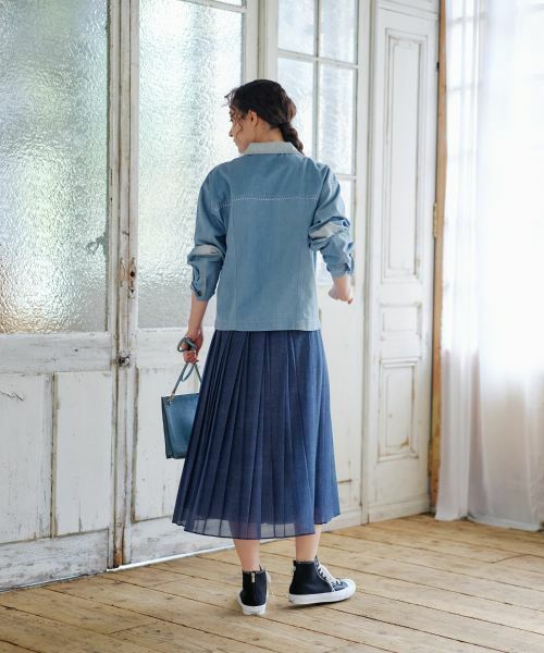 CARA O CRUZ / キャラ・オ・クルス ロング・マキシ丈スカート | プリーツスカート【CoC by CARA O CRUZ】 | 詳細10