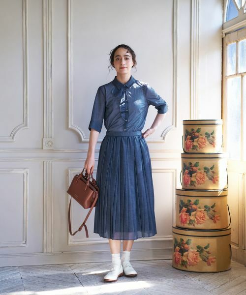 CARA O CRUZ / キャラ・オ・クルス ロング・マキシ丈スカート | プリーツスカート【CoC by CARA O CRUZ】 | 詳細16