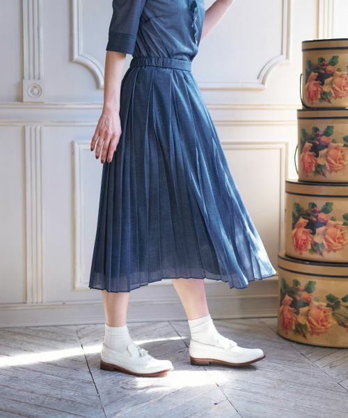 CARA O CRUZ / キャラ・オ・クルス ロング・マキシ丈スカート | プリーツスカート【CoC by CARA O CRUZ】 | 詳細2