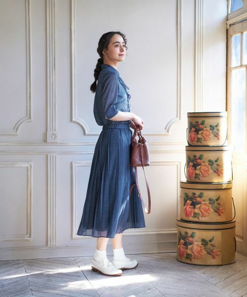 CARA O CRUZ / キャラ・オ・クルス ロング・マキシ丈スカート | プリーツスカート【CoC by CARA O CRUZ】 | 詳細20