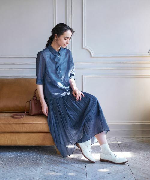 CARA O CRUZ / キャラ・オ・クルス ロング・マキシ丈スカート | プリーツスカート【CoC by CARA O CRUZ】 | 詳細23