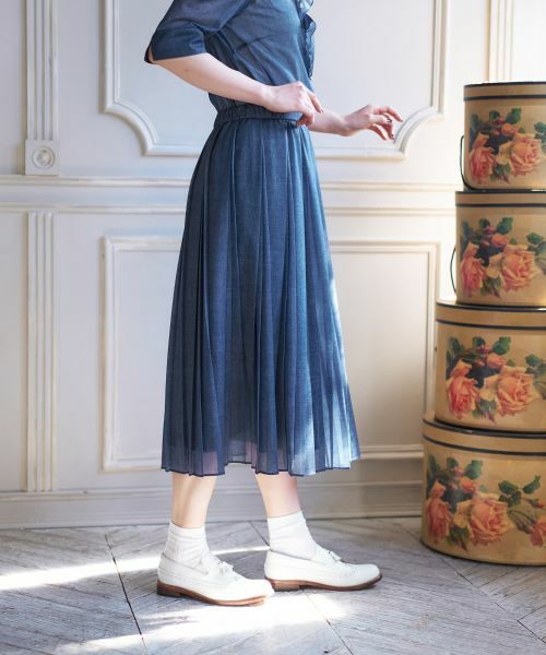 CARA O CRUZ / キャラ・オ・クルス ロング・マキシ丈スカート | プリーツスカート【CoC by CARA O CRUZ】 | 詳細3