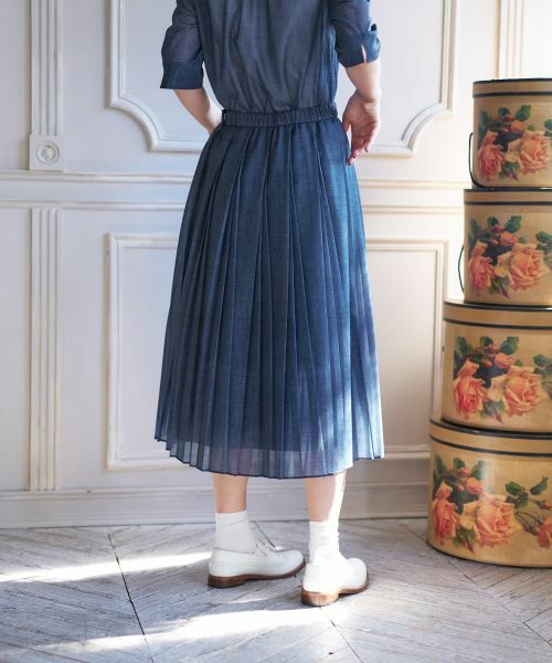 CARA O CRUZ / キャラ・オ・クルス ロング・マキシ丈スカート | プリーツスカート【CoC by CARA O CRUZ】 | 詳細4