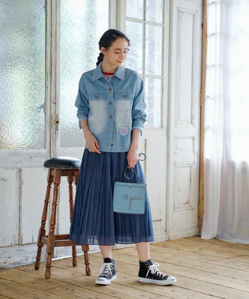 CARA O CRUZ / キャラ・オ・クルス ロング・マキシ丈スカート | プリーツスカート【CoC by CARA O CRUZ】 | 詳細8