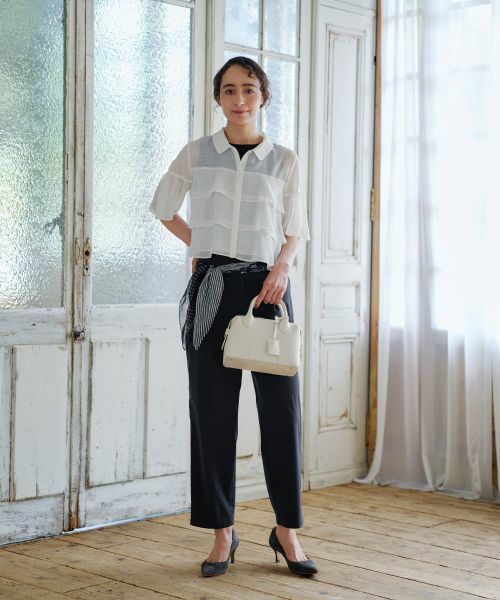 CARA O CRUZ / キャラ・オ・クルス その他パンツ | タックパンツ【CoC by CARA O CRUZ】 | 詳細12