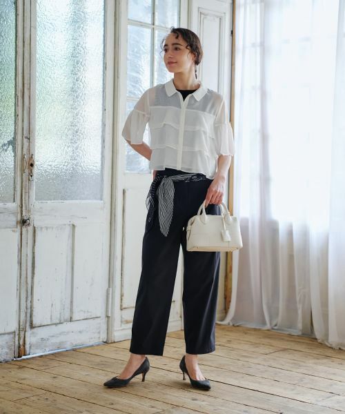 CARA O CRUZ / キャラ・オ・クルス その他パンツ | タックパンツ【CoC by CARA O CRUZ】 | 詳細13