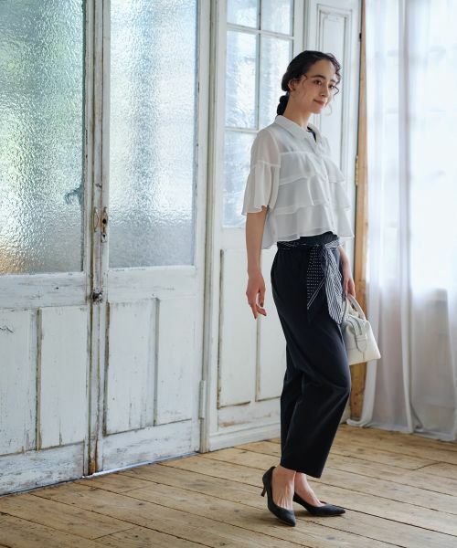 CARA O CRUZ / キャラ・オ・クルス その他パンツ | タックパンツ【CoC by CARA O CRUZ】 | 詳細15