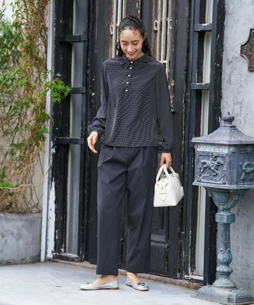 CARA O CRUZ / キャラ・オ・クルス その他パンツ | タックパンツ【CoC by CARA O CRUZ】 | 詳細9