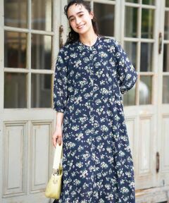 CARA O CRUZ / キャラ・オ・クルス ドレス | フラワー柄シャツワンピース【CoC by CARA O CRUZ】