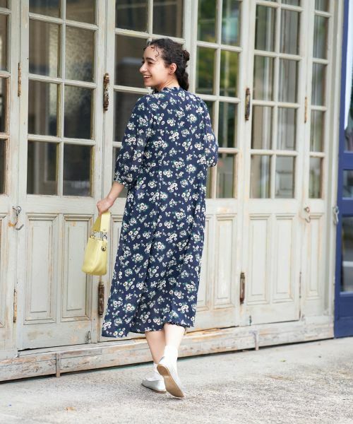 CARA O CRUZ / キャラ・オ・クルス ドレス | フラワー柄シャツワンピース【CoC by CARA O CRUZ】 | 詳細14