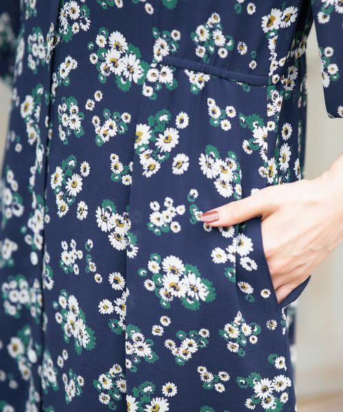 CARA O CRUZ / キャラ・オ・クルス ドレス | フラワー柄シャツワンピース【CoC by CARA O CRUZ】 | 詳細20