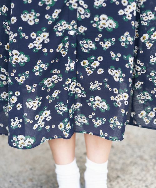 CARA O CRUZ / キャラ・オ・クルス ドレス | フラワー柄シャツワンピース【CoC by CARA O CRUZ】 | 詳細21