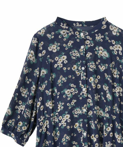 CARA O CRUZ / キャラ・オ・クルス ドレス | フラワー柄シャツワンピース【CoC by CARA O CRUZ】 | 詳細25