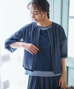 CARA O CRUZ / キャラ・オ・クルス その他アウター | ノーカラージャケット【CoC by CARA O CRUZ】