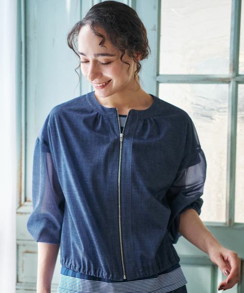 CARA O CRUZ / キャラ・オ・クルス その他アウター | ノーカラージャケット【CoC by CARA O CRUZ】 | 詳細5