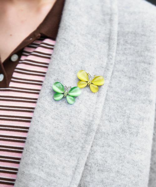 CARA O CRUZ / キャラ・オ・クルス ブローチ・コサージュ | 蝶モチーフブローチ | 詳細11