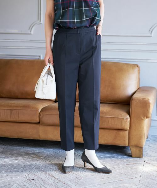 CARA O CRUZ / キャラ・オ・クルス その他パンツ | テーパードパンツ【CoC by CARA O CRUZ】(ネイビー)