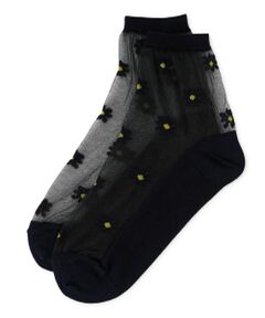 CARA O CRUZ / キャラ・オ・クルス ソックス | シアー切替ショートソックス