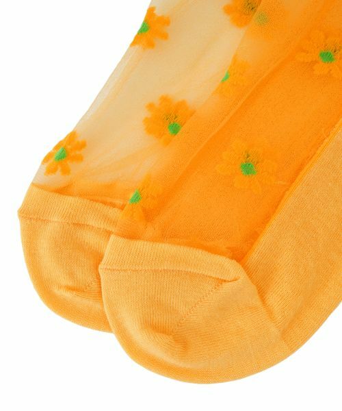 CARA O CRUZ / キャラ・オ・クルス ソックス | シアー切替ショートソックス | 詳細2