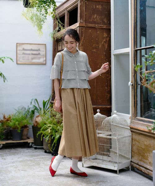 CARA O CRUZ / キャラ・オ・クルス シャツ・ブラウス | ティアードブラウス | 詳細17