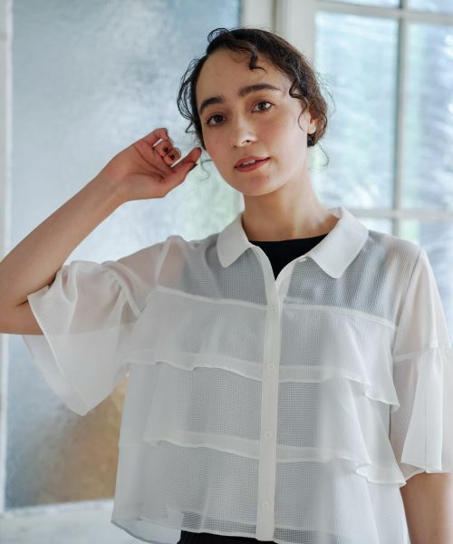 CARA O CRUZ / キャラ・オ・クルス シャツ・ブラウス | ティアードブラウス | 詳細2