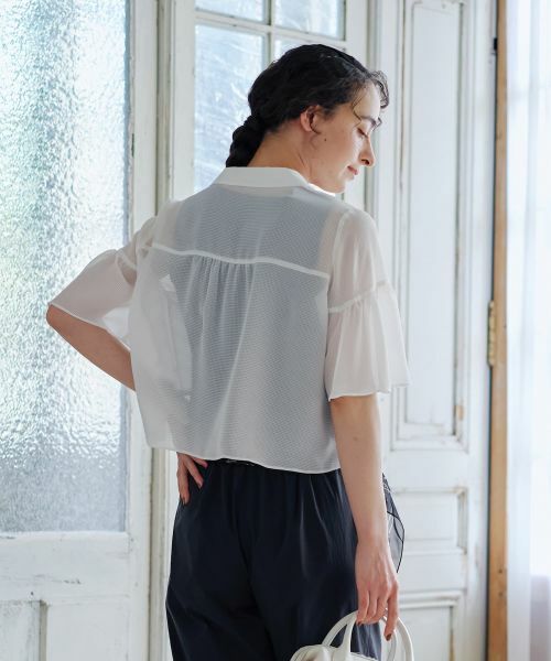 CARA O CRUZ / キャラ・オ・クルス シャツ・ブラウス | ティアードブラウス | 詳細4