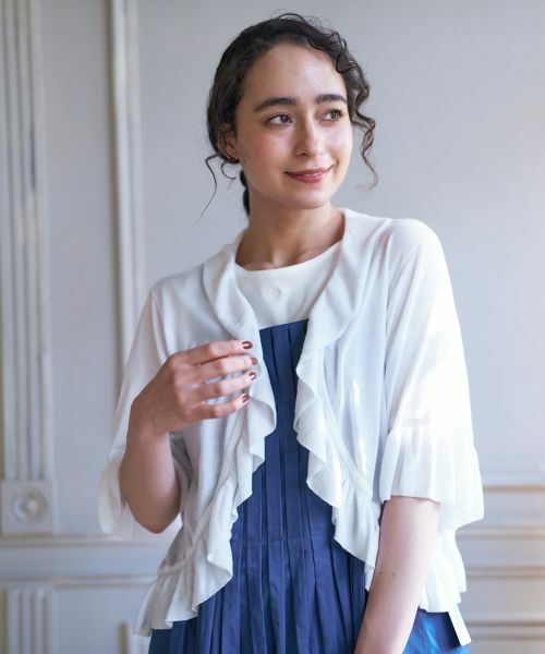 CARA O CRUZ / キャラ・オ・クルス カーディガン・ボレロ | フリルカーディガン | 詳細10