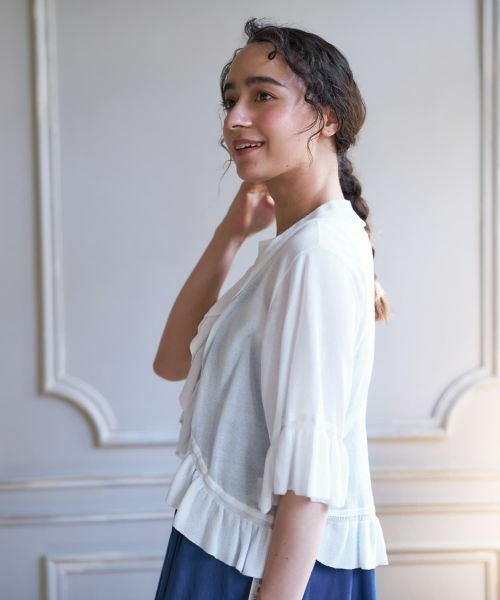 CARA O CRUZ / キャラ・オ・クルス カーディガン・ボレロ | フリルカーディガン | 詳細11