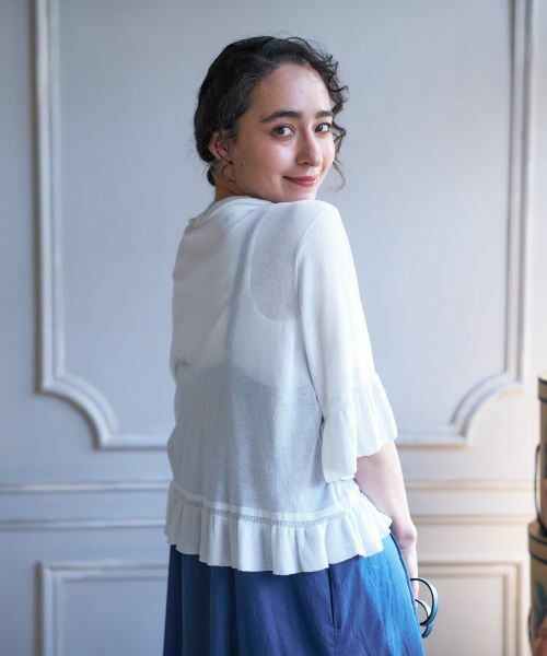 CARA O CRUZ / キャラ・オ・クルス カーディガン・ボレロ | フリルカーディガン | 詳細12