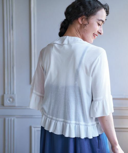 CARA O CRUZ / キャラ・オ・クルス カーディガン・ボレロ | フリルカーディガン | 詳細13